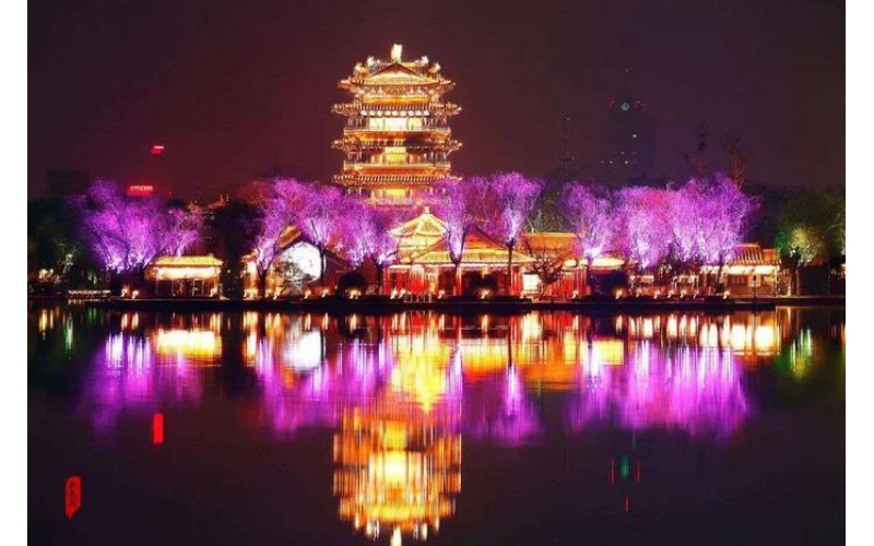 濟(jì)南亮化工程，濟(jì)南照明工程，濟(jì)南城市夜景亮化工程，濟(jì)南樓體亮化工程